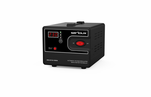 Stabilizator de tensiune Serioux Servo 124-1000VA, putere 1000VA/600W