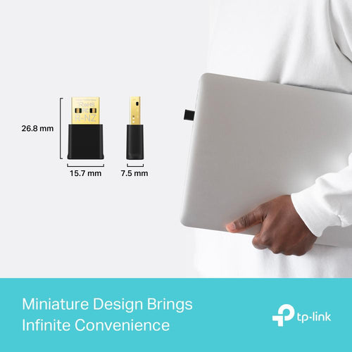 Adaptor wireless TP-Link, ARCHER TX20 NANO, AX1800, 1 x antena interna