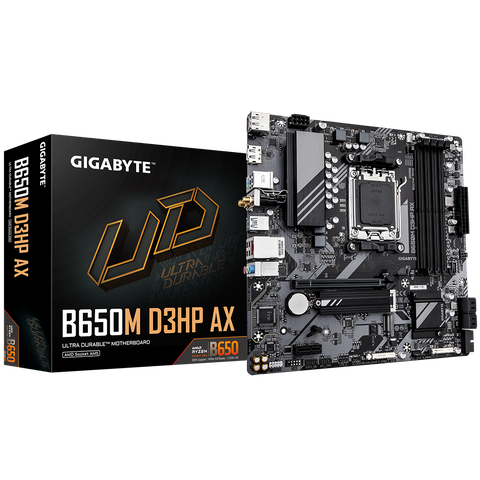 Placă de baza GIGABYTE B650M D3HP AX AM5, 4x DDR5, 2x DP 1x HDMI