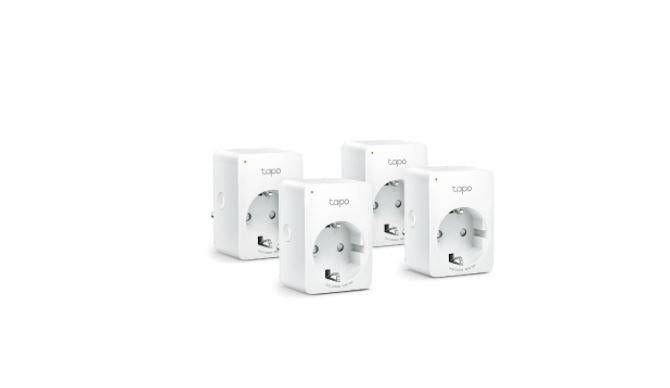 TP-Link mini smart WI-FI socket tapo P100 (4-PACK)