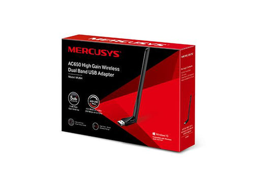 Adaptor MERCUSYS USB Dual Band High Speed Wireless AC650