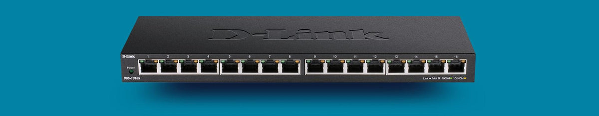 D-Link Switch DGS-1016S, 16 porturi Gigabit, Capacity 32Gbps