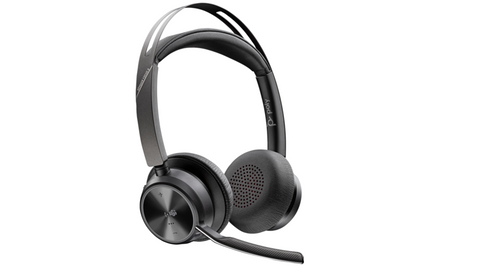 Poly Voyager Focus 2 Microsoft Teams Certified USB-C-C Headset +USB-C/A Adapter HP