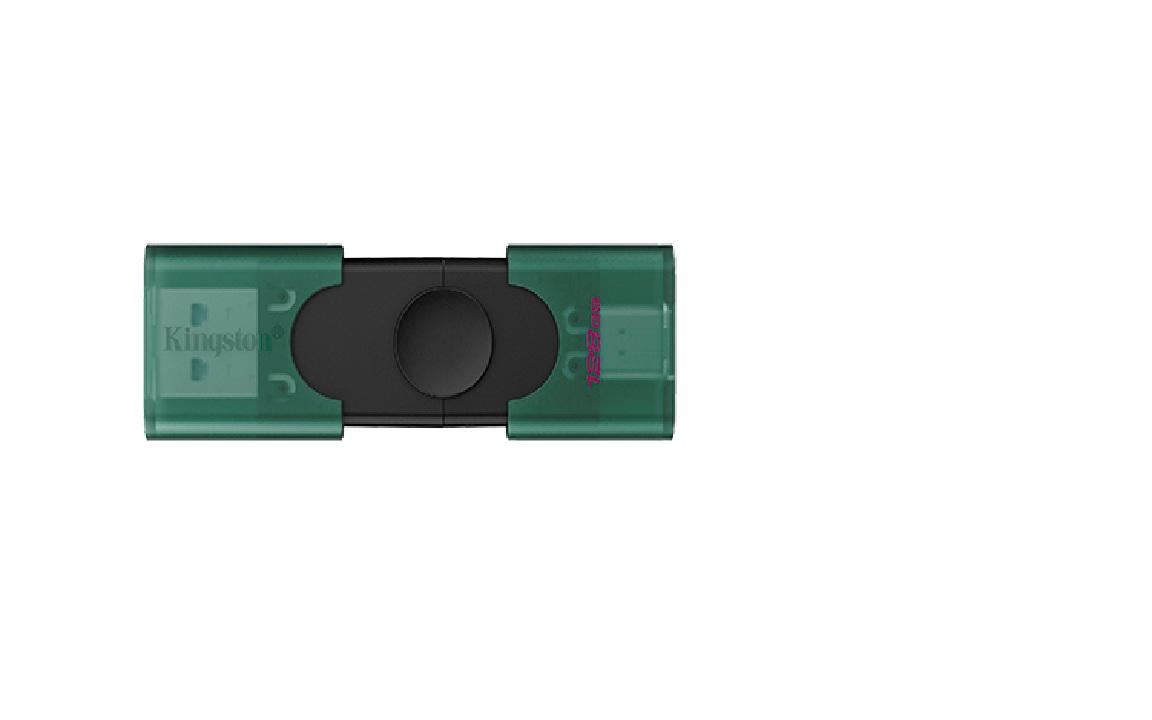 Memorie USB Flash Drive Kingston 128GB USB 3.2 USB-A USB-C DT Elite G2