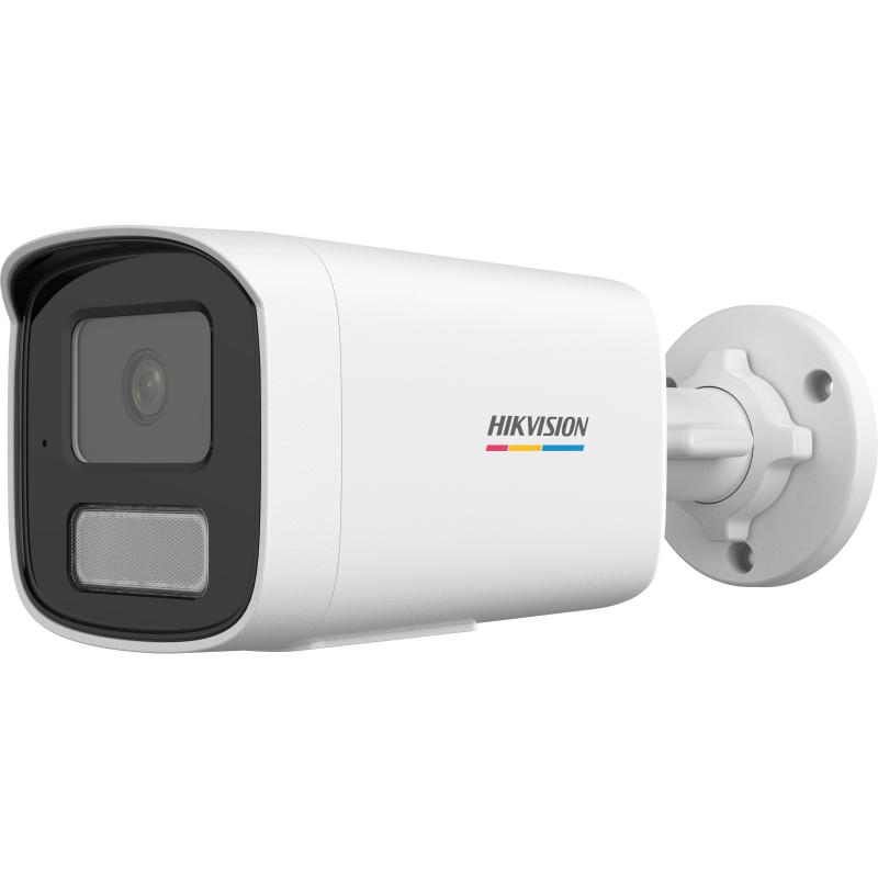 Cameră de supraveghere IP Bullet 4MP ColorVu Hikvision DS-2CD1T47G2H- LIU(2.8MM), lentila fixa 2.8mm