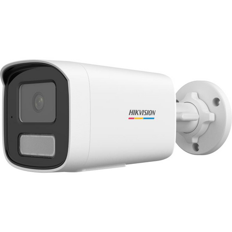 Cameră de supraveghere IP Bullet 4MP ColorVu Hikvision DS-2CD1T47G2H- LIU(2.8MM), lentila fixa 2.8mm