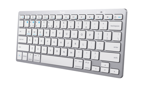 Tastatură Trust Wireless, numar taste 85, alb
