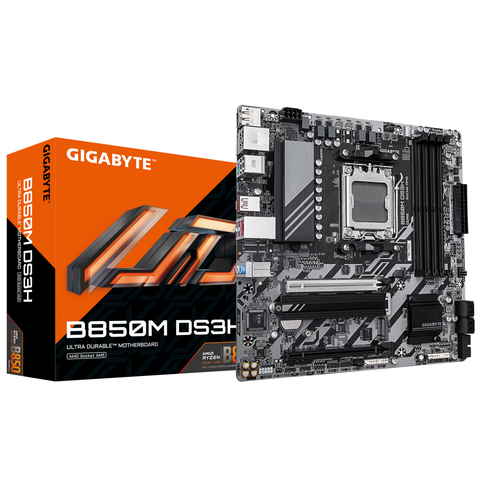 Placă de Baza GIGABYTE B850M DS3H AM5, 4x DDR5, 1x HDMI 2x DP