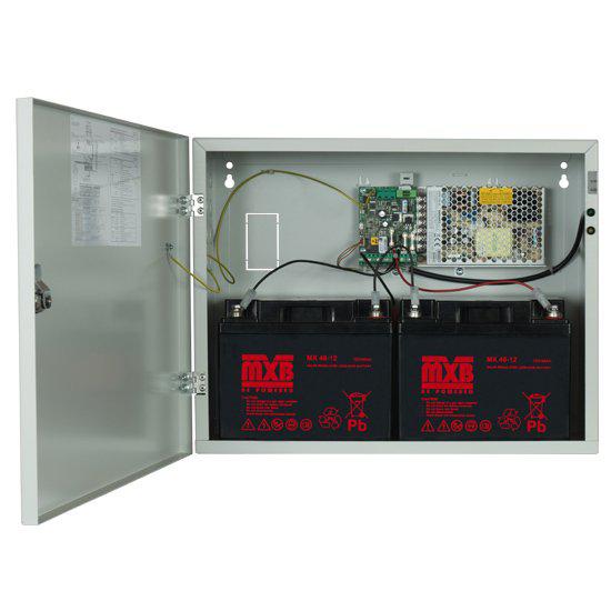 Sursă de alimentare pentru sisteme de detectie incendiu 24V/5.5A in cutie metalica Merawex (ZSP100-5.5A-40)