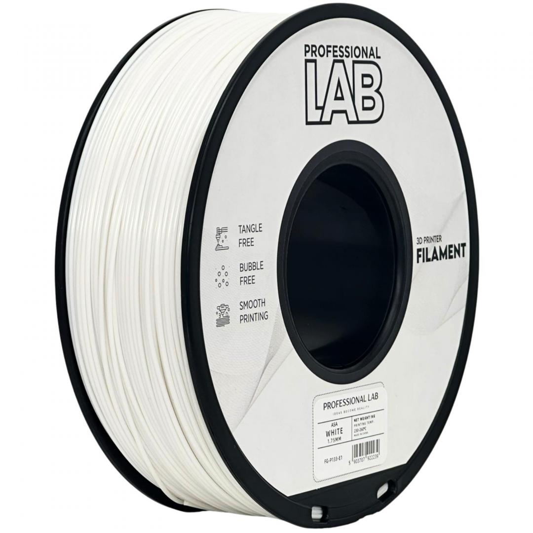 Filament 3D Proffesional Lab, Diamentru 1.75mm Professional lab (ASA WHITE | PROF. LAB)