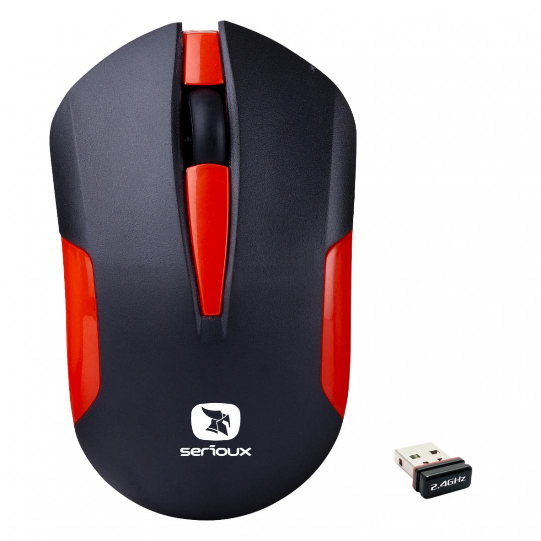 Mouse Serioux DRAGO300 wr red USB