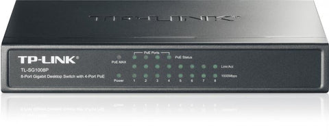 Switch TP-Link 8P-GB POE-4P unmngd desk