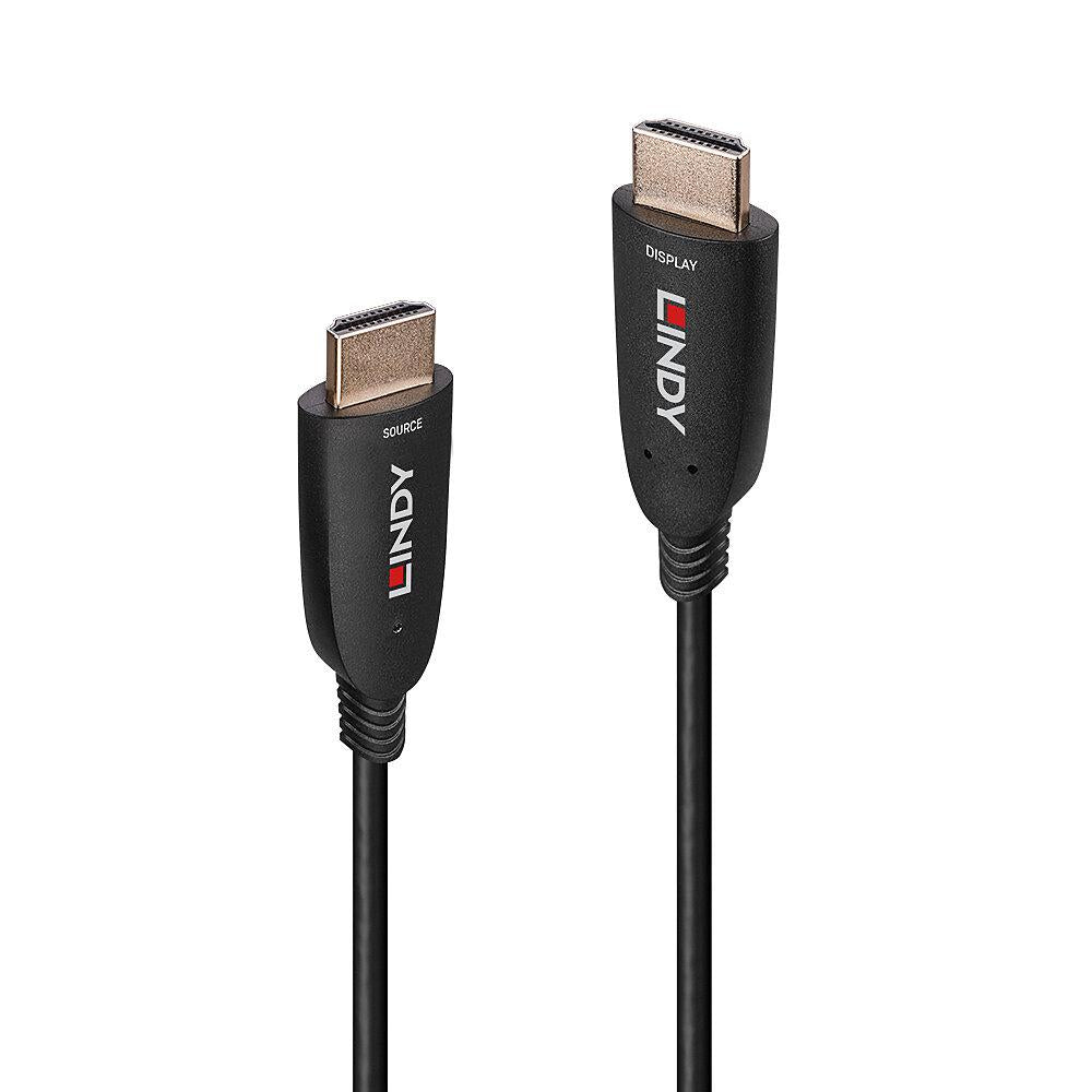 Cablu Lindy 10m Hybrid HDMI 8k60, latime de banda suportata 48Gbps