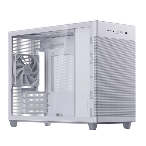 Carcasă ASUS AP201 Small Tower ALB, Tempered Glass