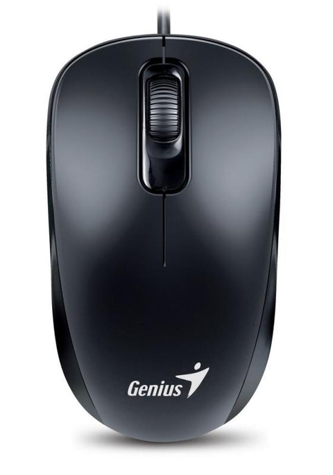 Mouse Genius cu fir, optic, DX110, 1200dpi, negru, plug and play, USB