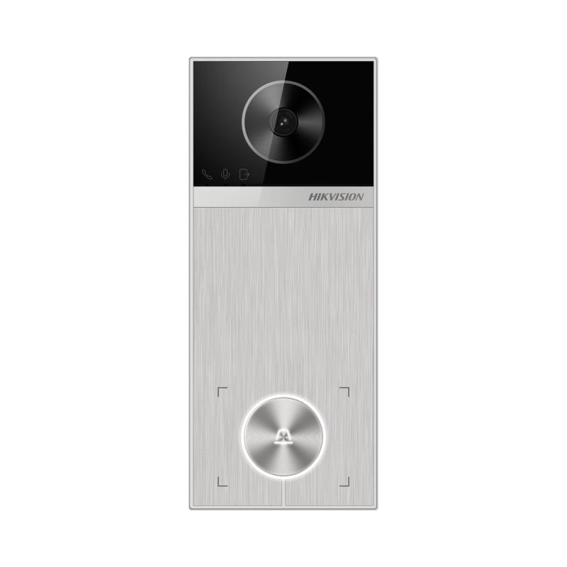 Post videointerfon de exterior WI-FI Hikvision DS-KV6114-MWBE1