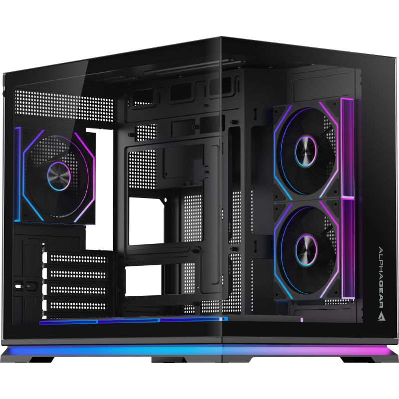 Carcasă ALPHAGEAR Ironclad mark 2 MATX ARGB black