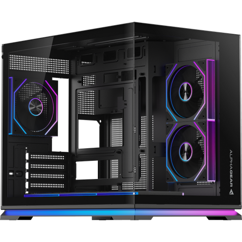 Carcasă ALPHAGEAR Ironclad mark 2 MATX ARGB black
