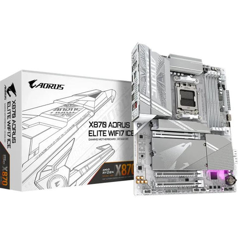 Placă de baza Gigabyte X870 aorus elite WIFI7 ice AM5 4X DDR5