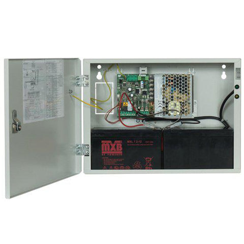 Sursă de alimentare pentru sisteme de detectie incendiu 24V/2.5A in cutie metalica Merawex (ZSP100-2.5A-07)
