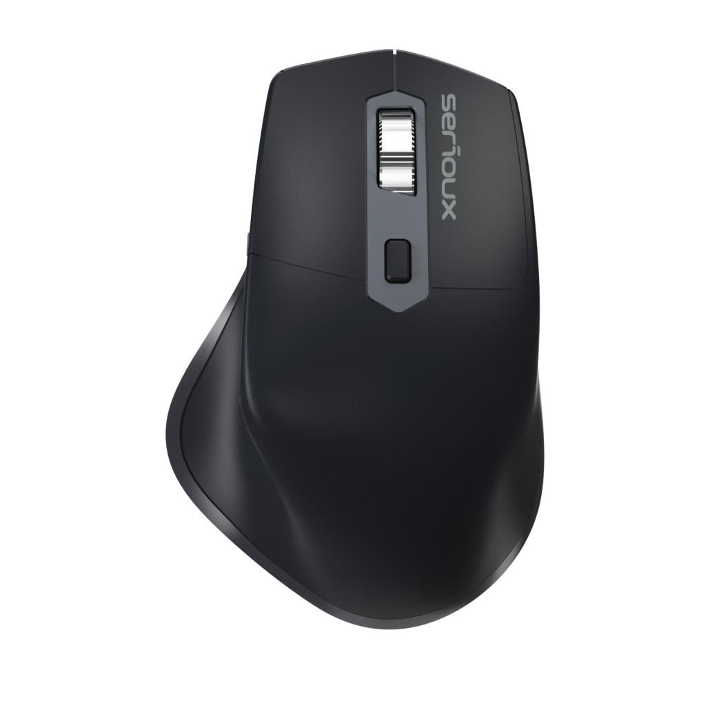 Mouse Serioux Apex 166 Wireless reincarcabil USB-C, Negru