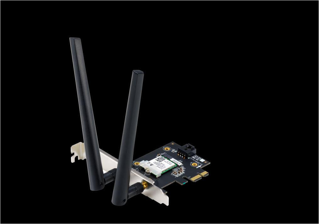 ASUS PCE-AX1800 Wifi AX1800 Bluetooth 5.2 PCIe adapter, WI-FI 6, WPA3