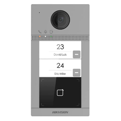 Post de exterior videointerfon IP Hikvision DS-KV8213-WME1(C)