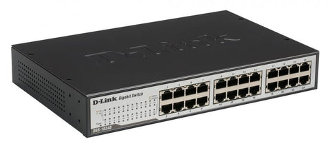 D-Link Switch DGS-1024D, 24 porturi Gigabit, Capacity 48Gbps, desktop