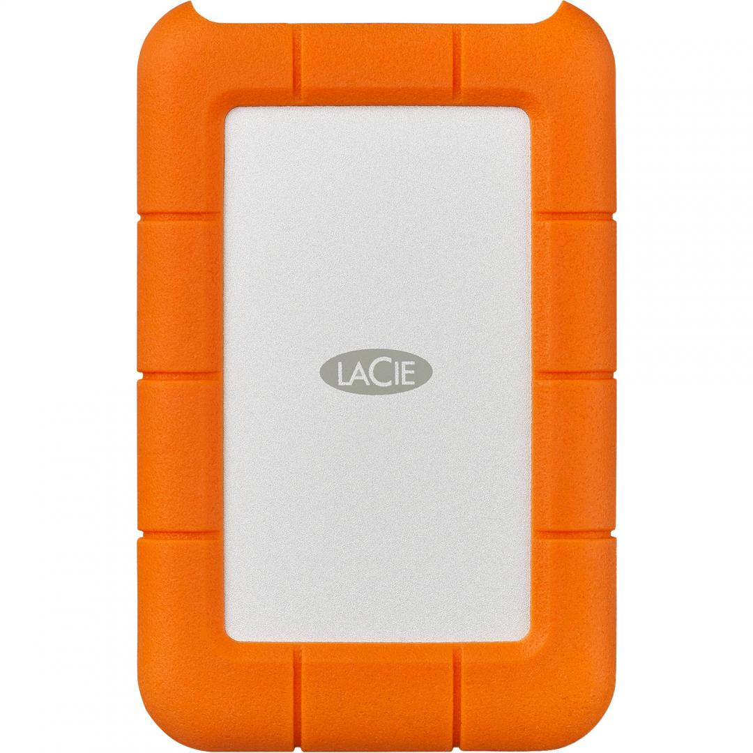 HDD extern Lacie, Rugged, 5TB, 2.5", USB3.0, Argintiu si portocaliu