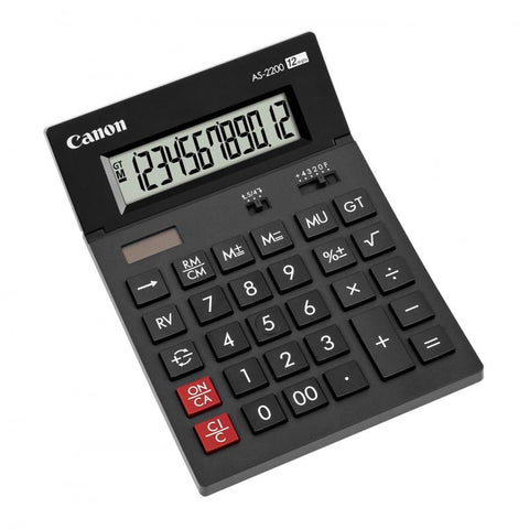 Calculator birou Canon AS2200, 12 digiti, display LCD