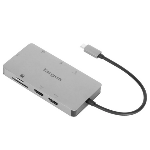 Targus Dock USB-C Dual HDMI 4K, 100W PowerDelivery Pass-Thru, 2x USB-A
