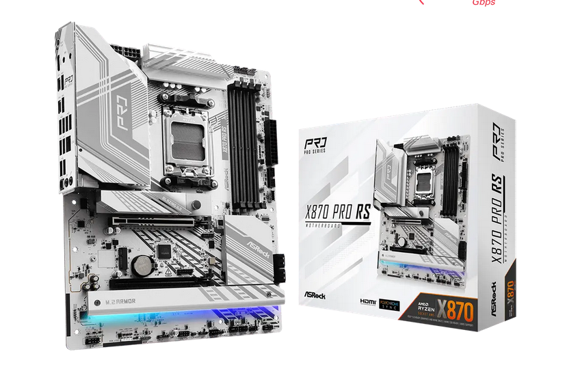 Placă de Baza ASROCK X870 PRO RS AM5, 4x DDR5, 1x HDMI 2x USB4