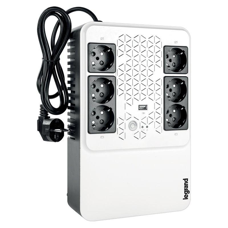 UPS Legrand MULTIPLUG 600, 600VA/360W, 6x German standard sockets