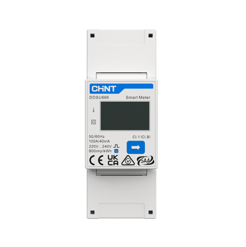 HYXI 1P smart meter DDSU666 100A