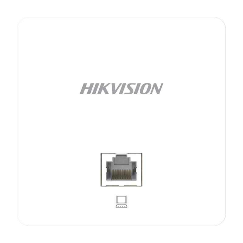 Wi-Fi 5 1200M In-Wall Access Point Hikvision DS-3WAP521-SI 2 Gigabit LAN Ports with 1 PoE Input