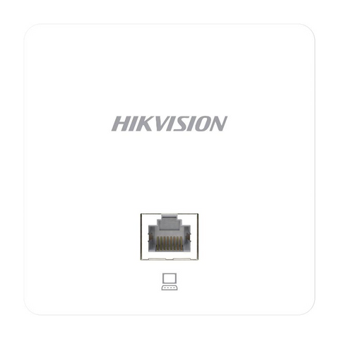 Wi-Fi 5 1200M In-Wall Access Point Hikvision DS-3WAP521-SI 2 Gigabit LAN Ports with 1 PoE Input