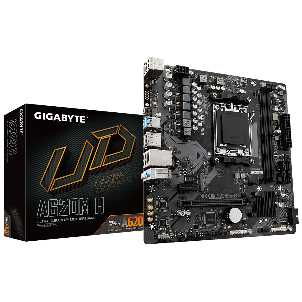 Placă de baza Gigabyte A620M H AM5, 2x DDR5, 1x DisplayPort, 1x HDMI