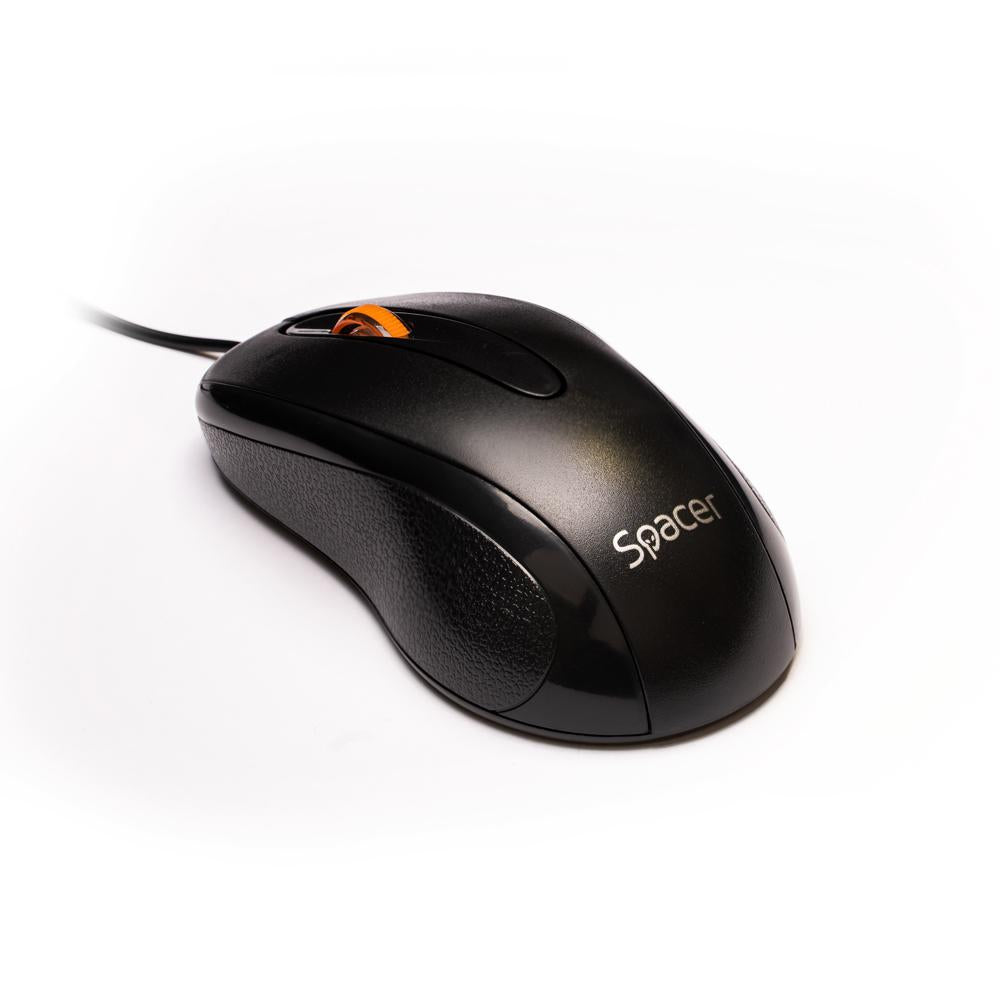 MOUSE Spacer, PC sau NB, cu fir, USB, optic, 1000 dpi