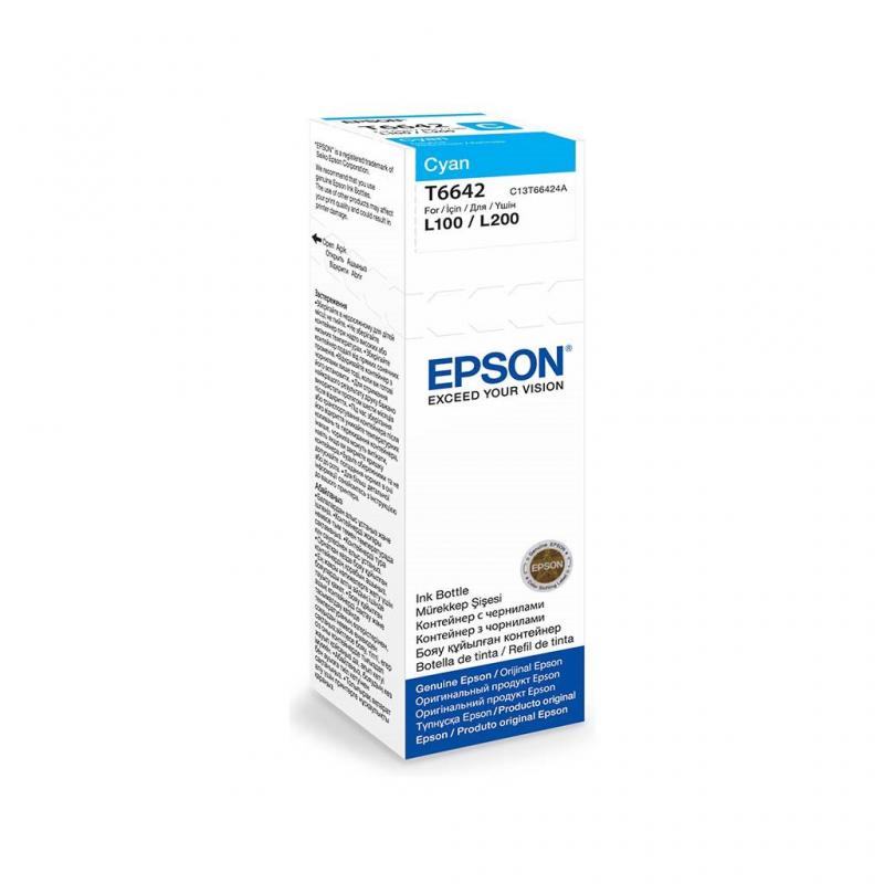 Cartuș cerneala Epson T6642, cyan, capacitate 70ml