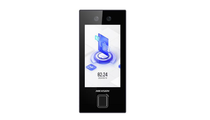 Terminal de access control cu recunoastere faciala si amprenta Hikvision DS-K1T344MBFWX-E1