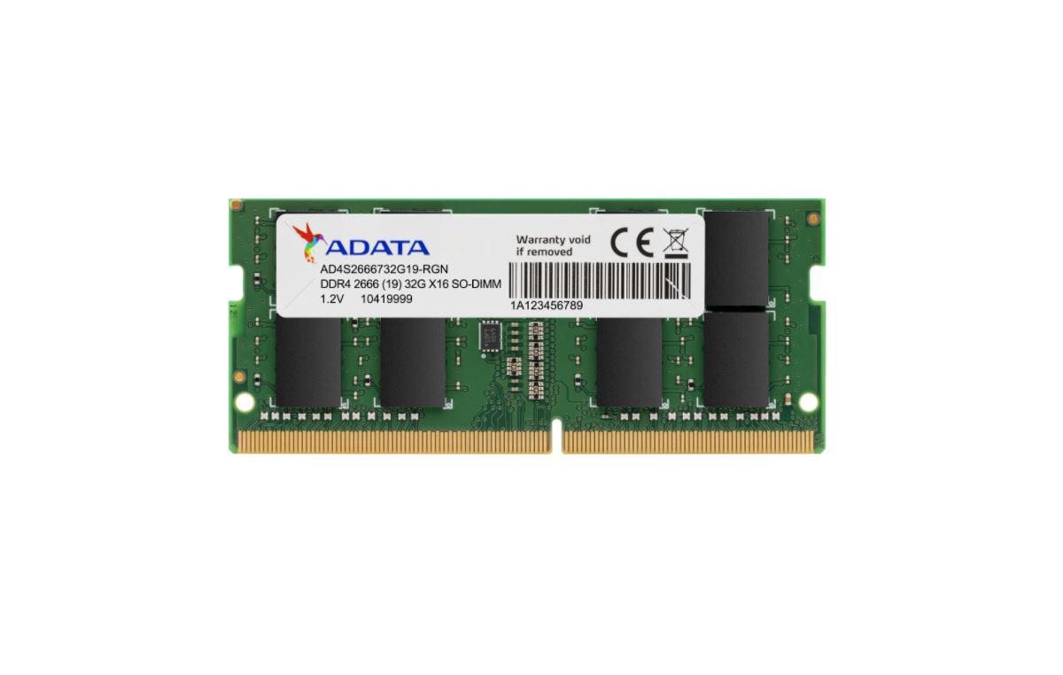 Memorie RAM Adata, sodimm, DDR4, 16GB, 2666MHz, CL19, 1.2V