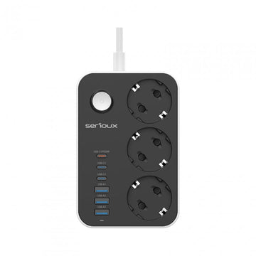 Prelungitor cu protectie Serioux SRXP-PS36B