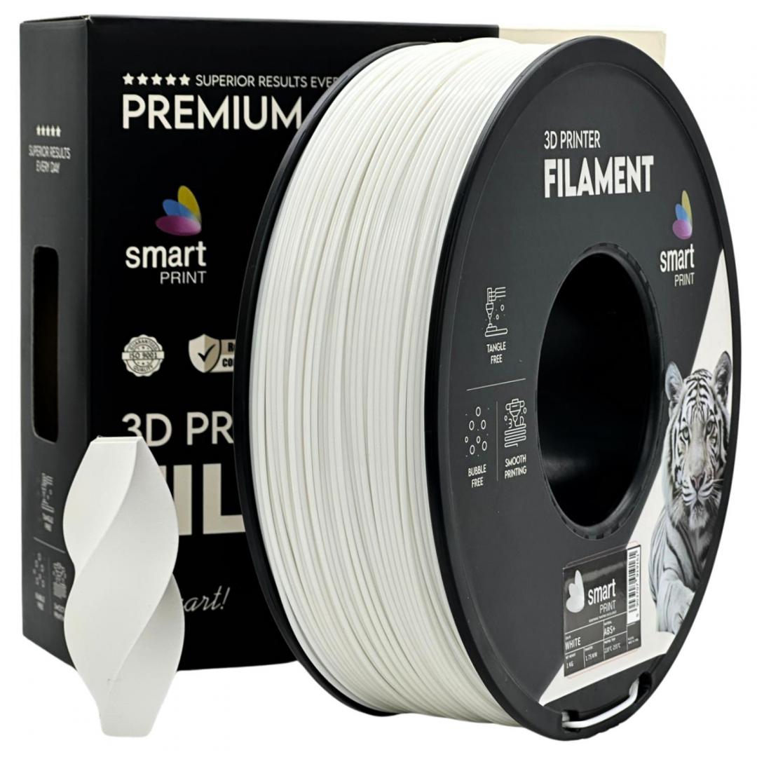Filament 3D Smart Print, Diamentru 1.75mm (ABS+ WHITE | SMART PRINT)