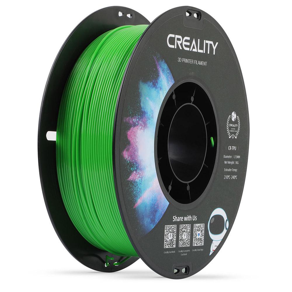 CREALITY CR-TPU 3D Printer Filament, Green, 1kg, elastic,rezistent UV