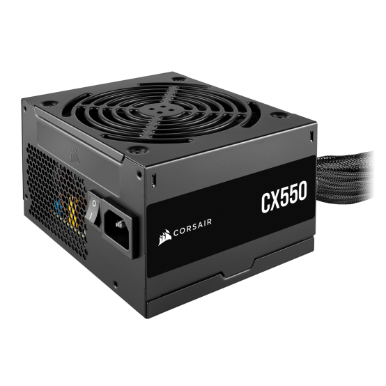 Sursă Corsair CX550 | Putere 550 W | 80+ Bronze | Ventilatie 1 x 120mm | Dimensiune 125 x 150 x 86