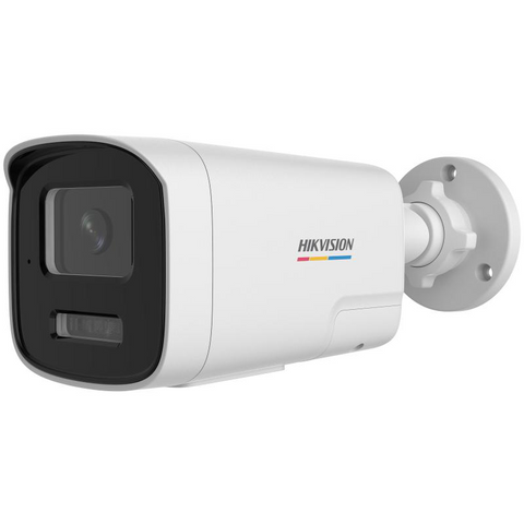 Cameră de supraveghere IP Bullet 4MP ColorVu 3.0 Hikvision DS-2CD1T47G3H-LIUF/SL(2.8MM), lentila