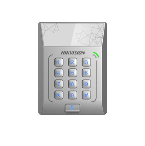 Cititor standalone cu tastatura si card de proximitate Hikvision DS- K1T801E
