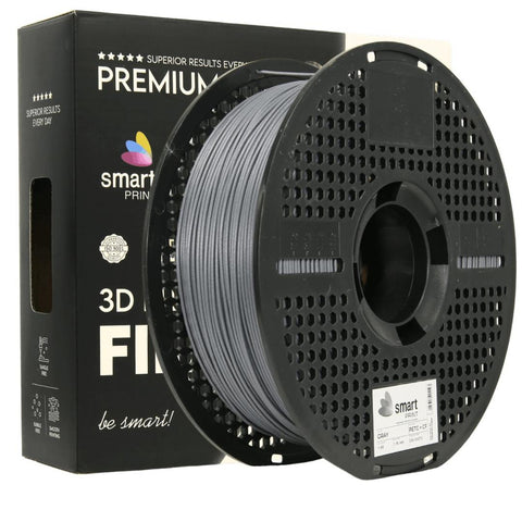 SMART PRINT 3D FILAMENT 1KG PETG+CF GRAY, continut de fibra de carbon