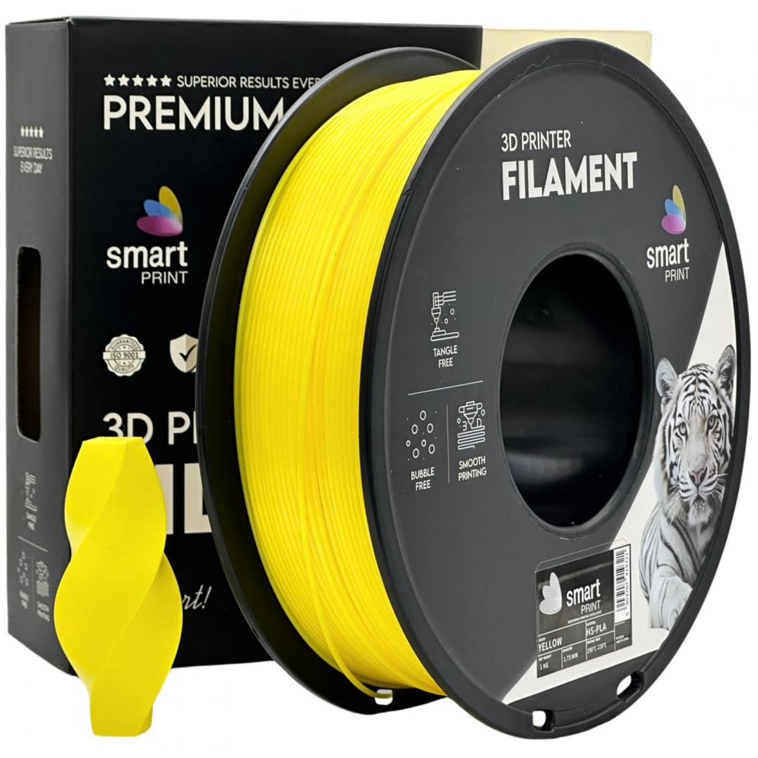 Filament 3D Smart Print, Diamentru 1.75mm (HS-PLA YELLOW | SMART PRINT)