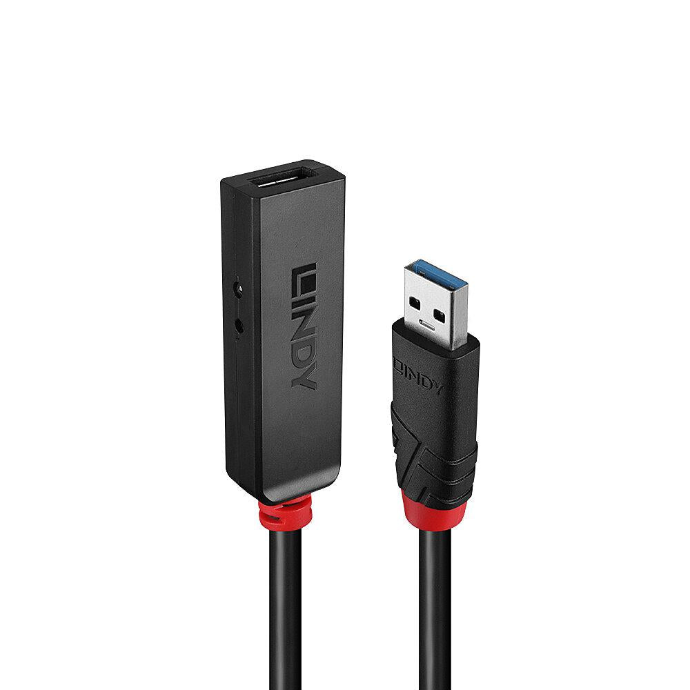 Adaptor Lindy USB 3.0 Active Extension Slim, material PVC
